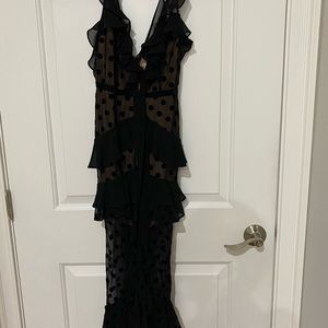 For Love and Lemons Dotty Midi Dress